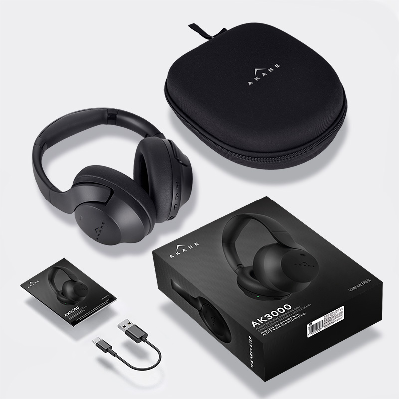 Audífonos Inalámbricos Bluetooth Cancelación de Ruido Activa (ANC) Mod. AK3000