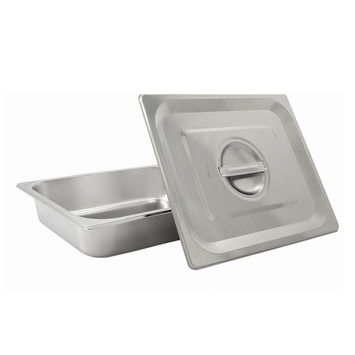 Inserto Acero Inoxidable Con Tapa 1/2 10CM Cocina Shorbull