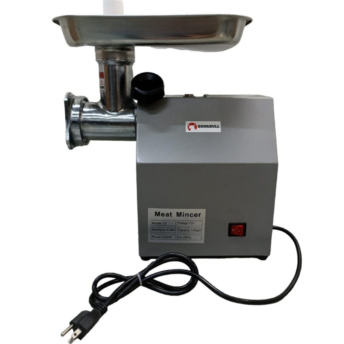 Molino Carne Acero Industrial Comercial Cocina 110v Shorbull