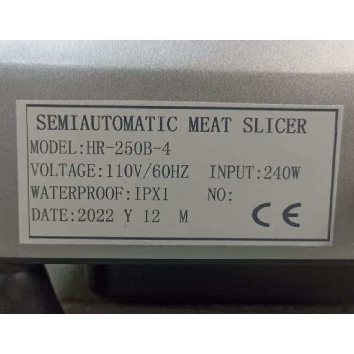 Rebanadora Cortadora Industrial 250 Embutidos Jamon Shorbull