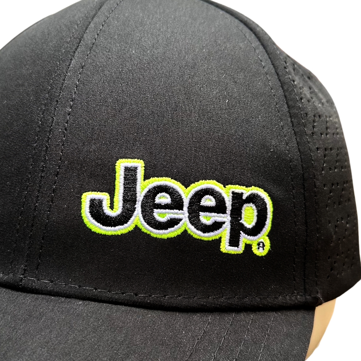 Gorra Jeep Trucker Original Negra Verde Hombre Deportiva