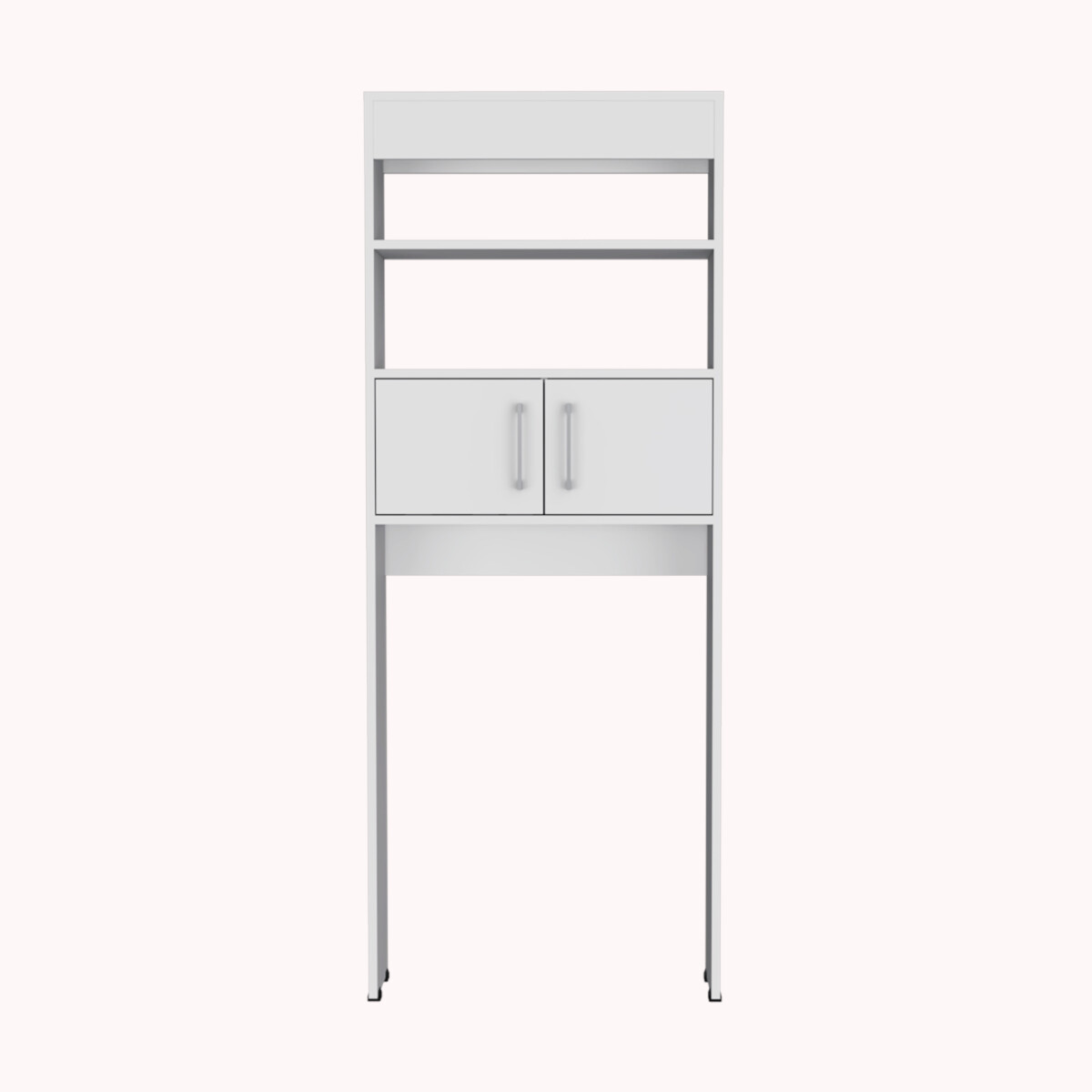 Mueble de pared para cocina, color blanco, ahorro de espacio, con 2  estantes, armario de pared para comedor, cocina, baño, aglomerado, 50 x 31  x 60 cm : : Hogar y cocina