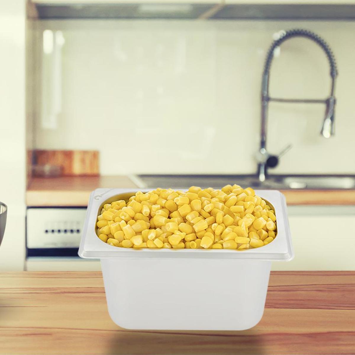 Inserto Acero Inoxidable Con Tapa  1/9 10 CM Cocina Shorbull.