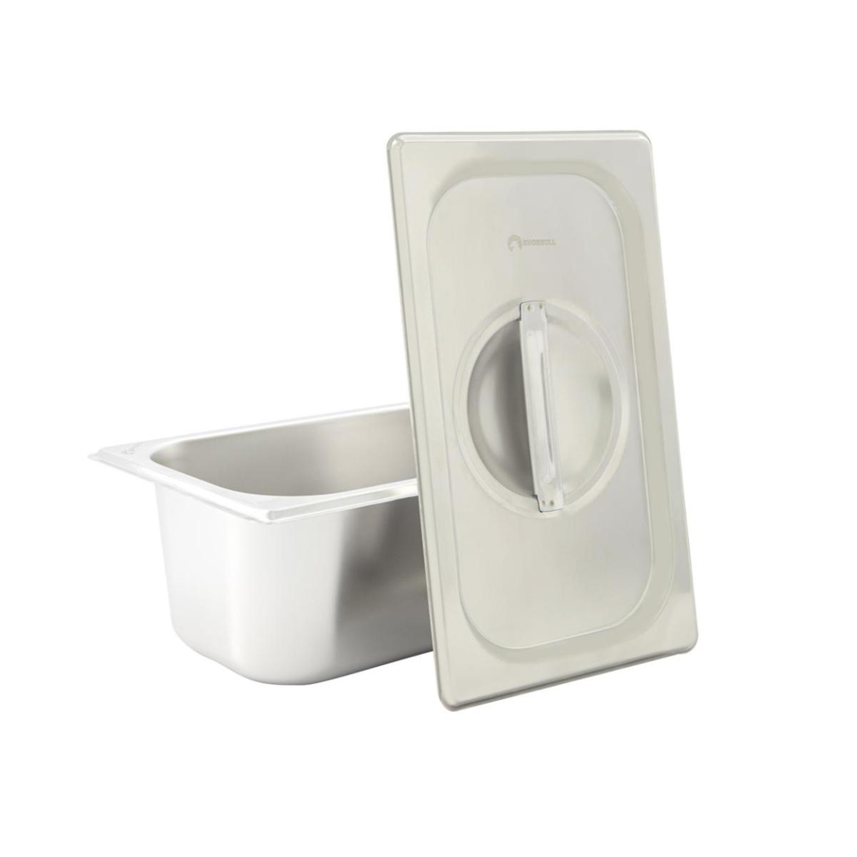 Inserto Acero Inoxidable Con Tapa  1/4 10CM  Shorbull