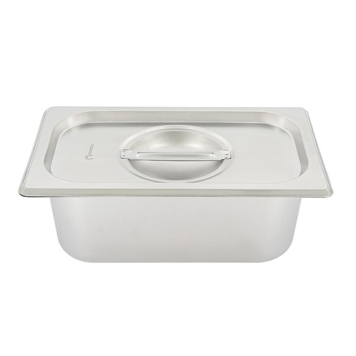 Inserto Acero Inoxidable Con Tapa  1/4 10CM  Shorbull