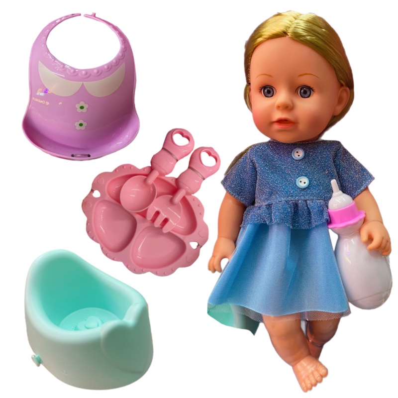 Muñeca Bebé Hora De Ir Al Baño Con Accesorios Y Sonido
