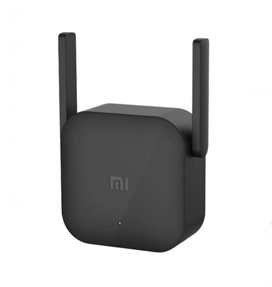 Repetidor, Range extender Xiaomi Mi Wi-Fi Range Extender Pro R03 negro 100V/240V