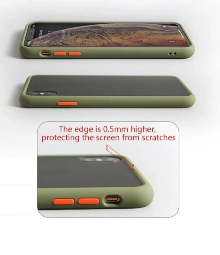Funda Para iPhone Mate Semi Transparente Uso Rudo Negro IPhone 12 mini