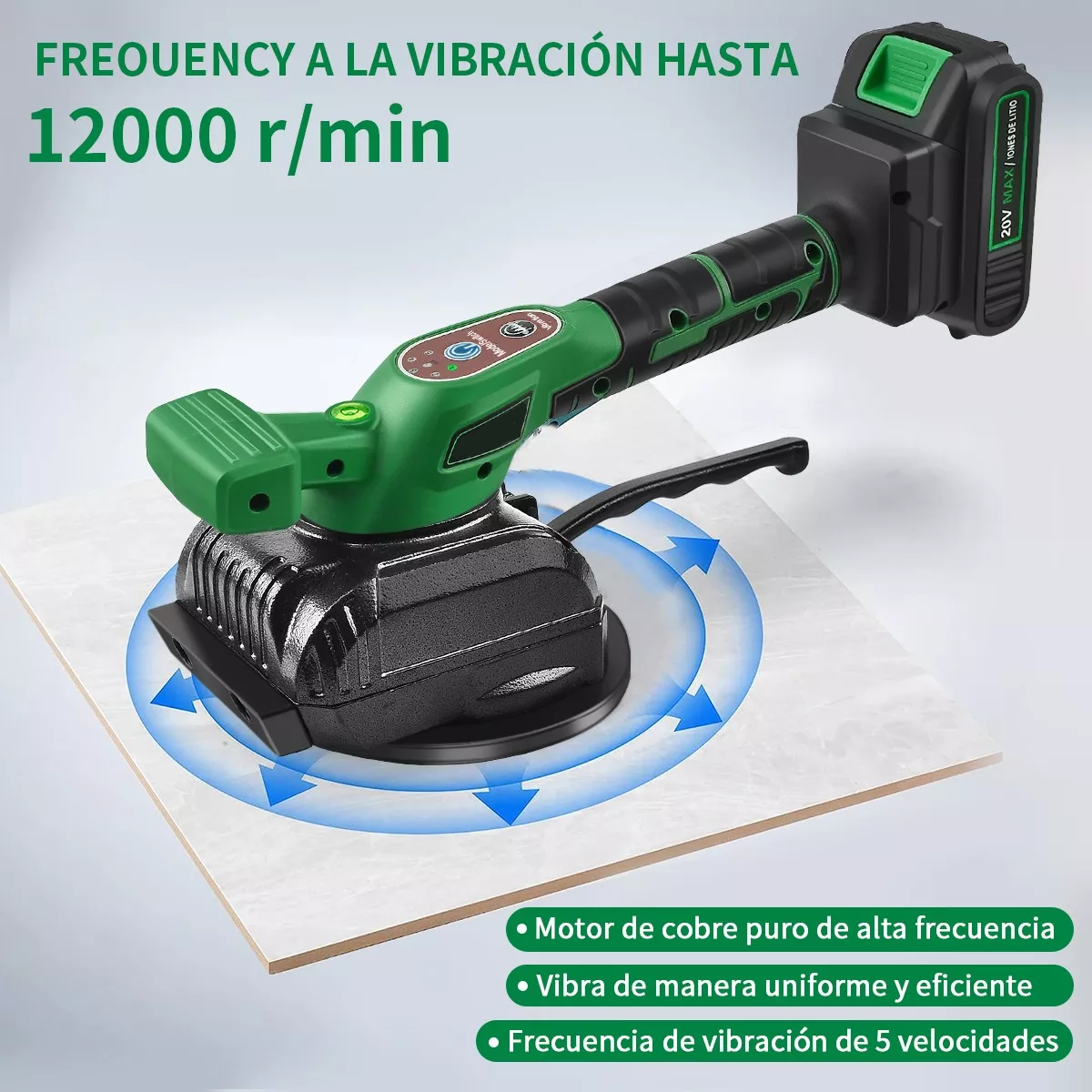 Vibrador De Azulejo Niveladores De Piso C/2batería