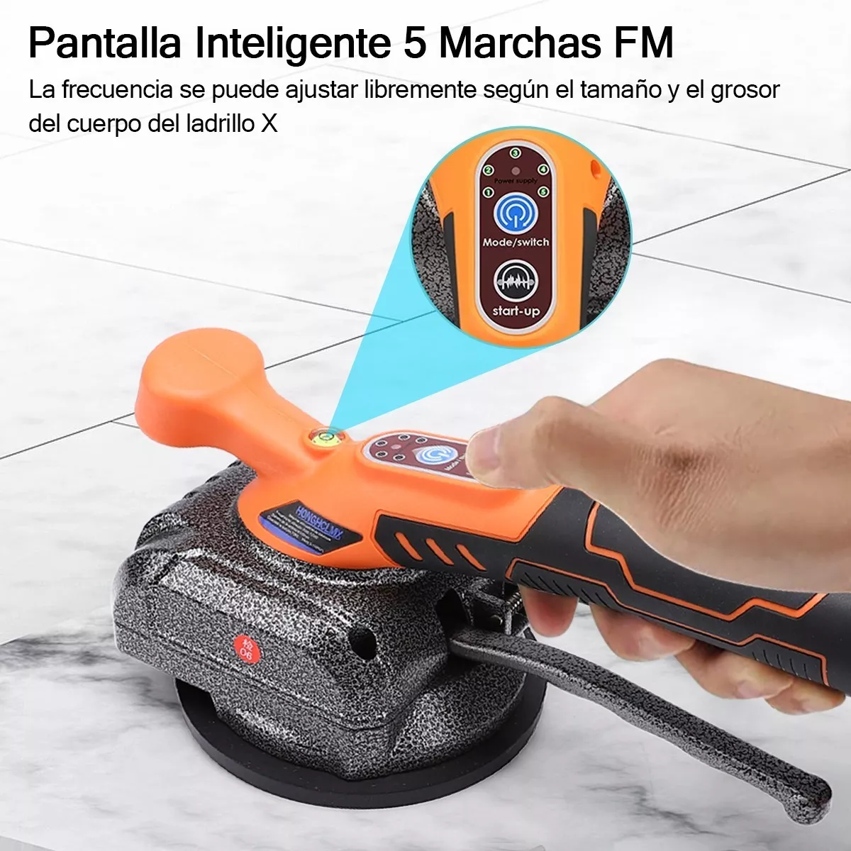 Niveladores De Vibrador Azulejo Con 6 Niveles Ajustables Naranja