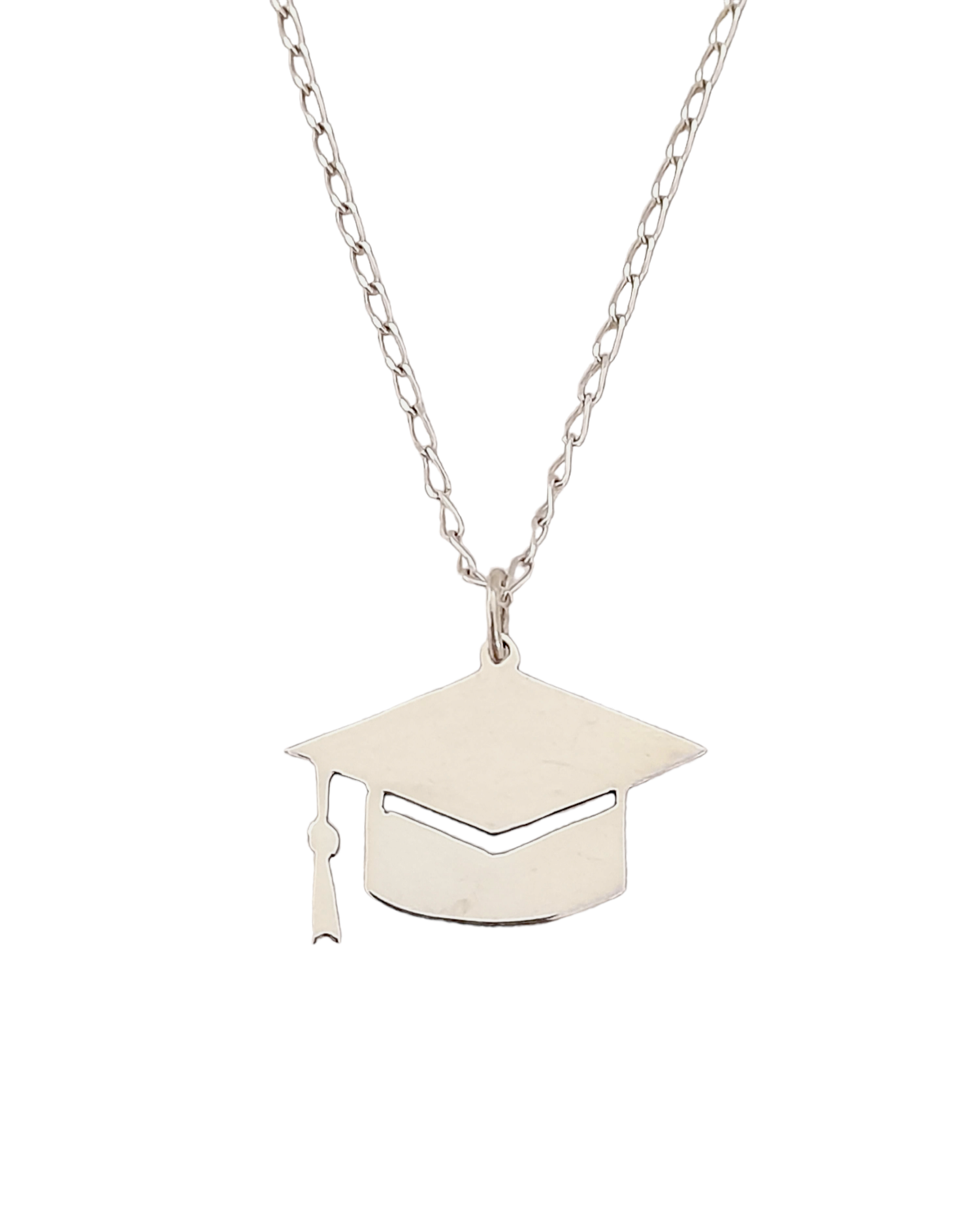 Collar Birrete Graduación En Plata Ley .925