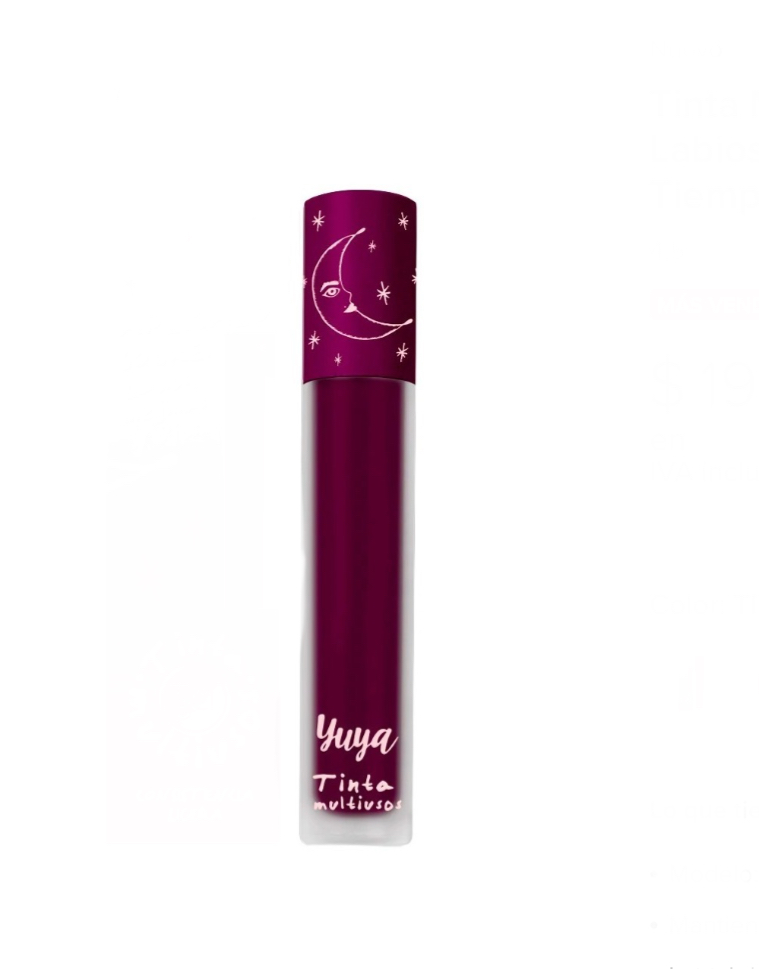 Tinta Multiusos Yuya Aplica En Labios Mejillas Y Ojos 5.5ml Color Tiempo