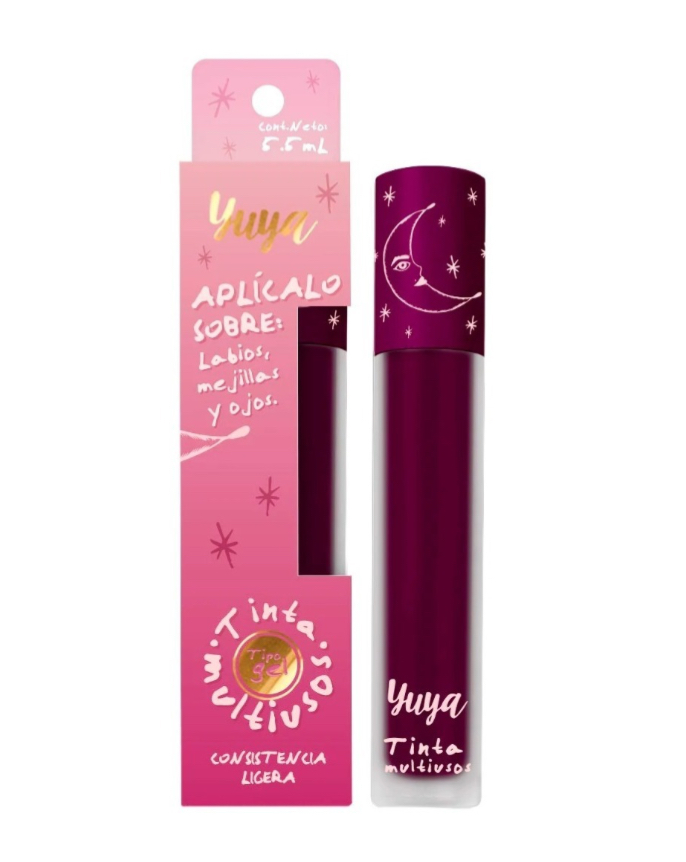 Tinta Multiusos Yuya Aplica En Labios Mejillas Y Ojos 5.5ml Color Tiempo