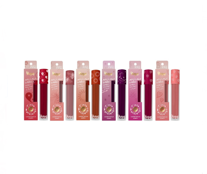 Tinta Multiusos Yuya Aplica En Labios Mejillas Y Ojos 5.5ml Color Fugaz