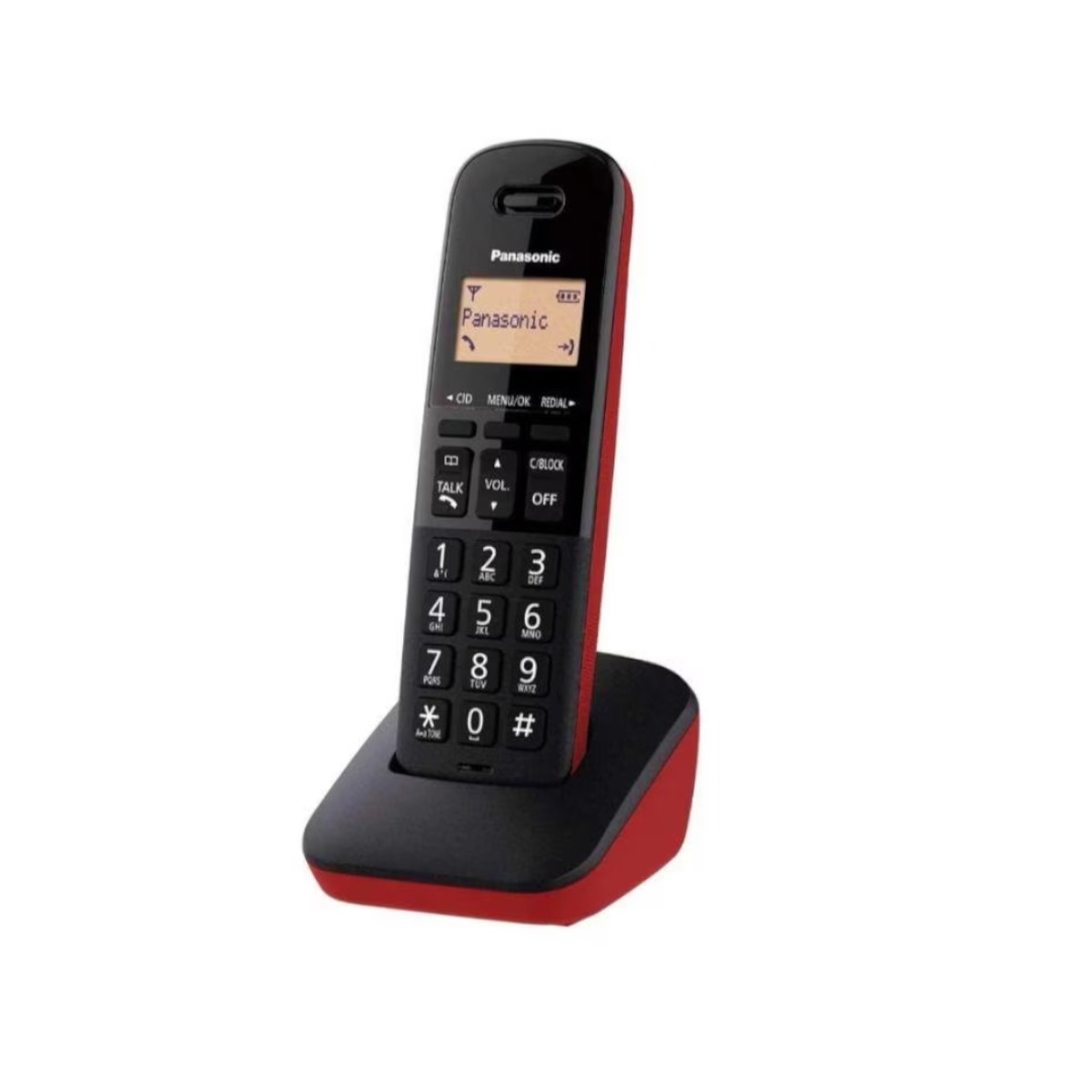  Teléfono inalámbrico VTech DECT 6.0, Rojo : Productos de Oficina