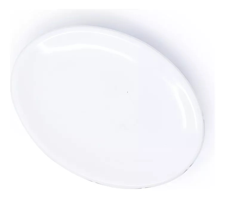 Jabonera De Cerámica Blanca Con Negro