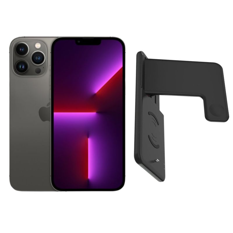 iPhone 13 Pro 128GB Gris Reacondicionado Grado A + Soporte Cargador