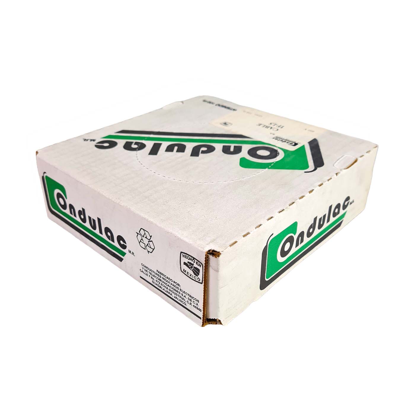 Rollo 100m Cable Eléctrico Calibre 18 100% Cobre Color Blanco Condulac TF-LS