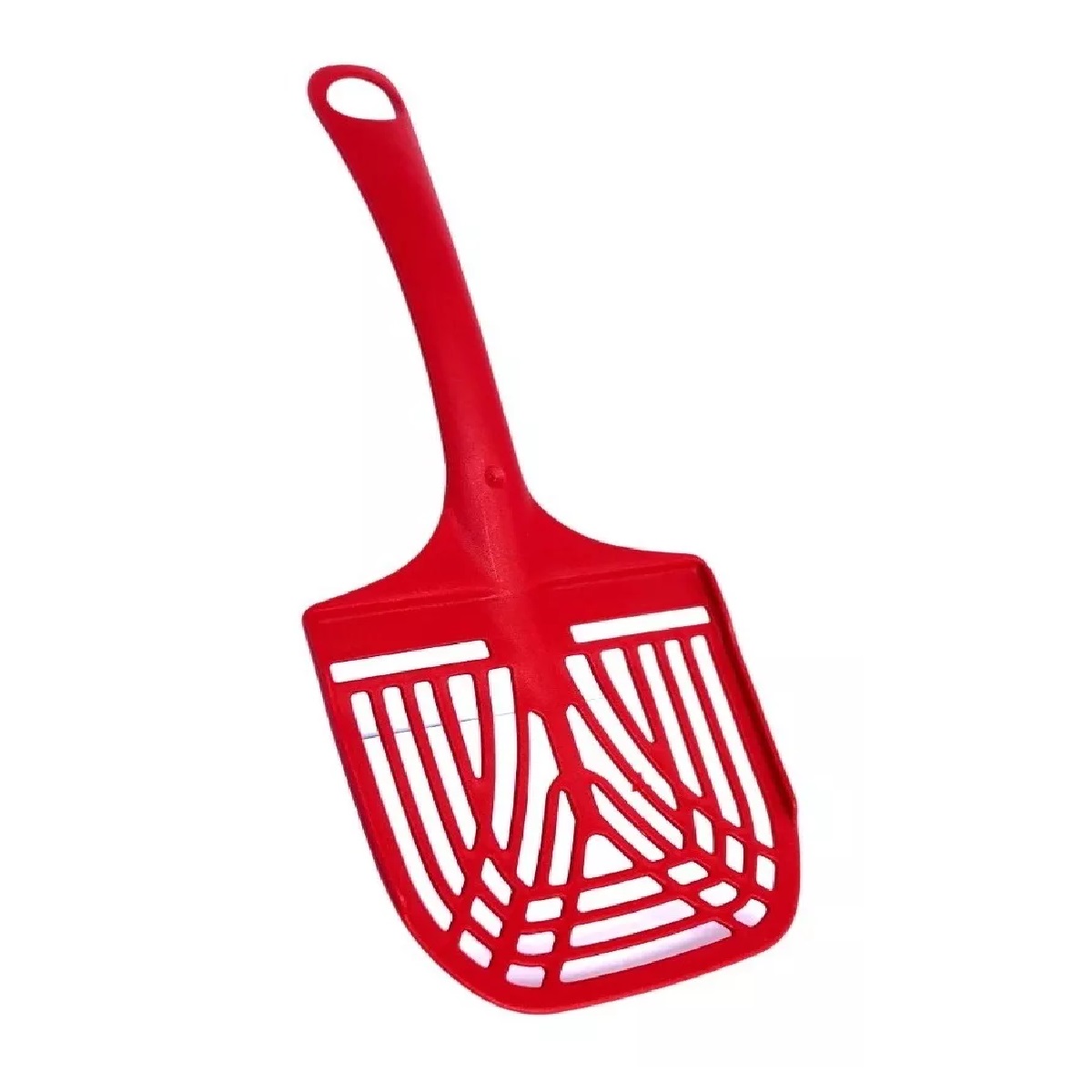 Arenero Para Gatos Cerrado Con Pala Puerta Filtro Sanitario Color Rojo