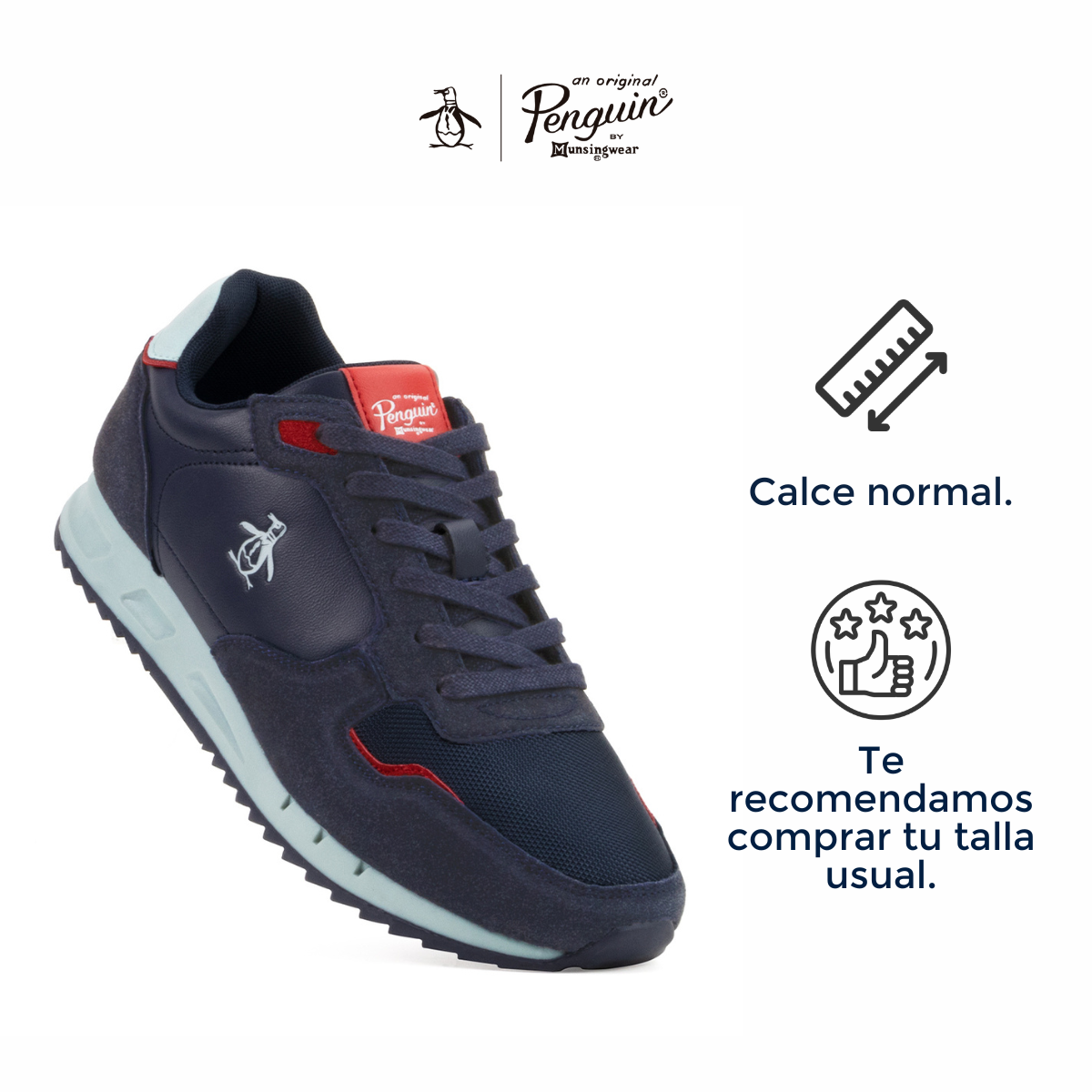 Tenis Original Penguin Style Millán Marino