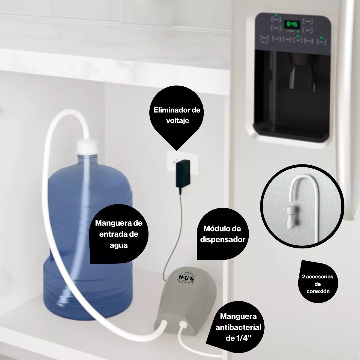 Bomba Para Dispensador Agua Y Hielo Refrigerador