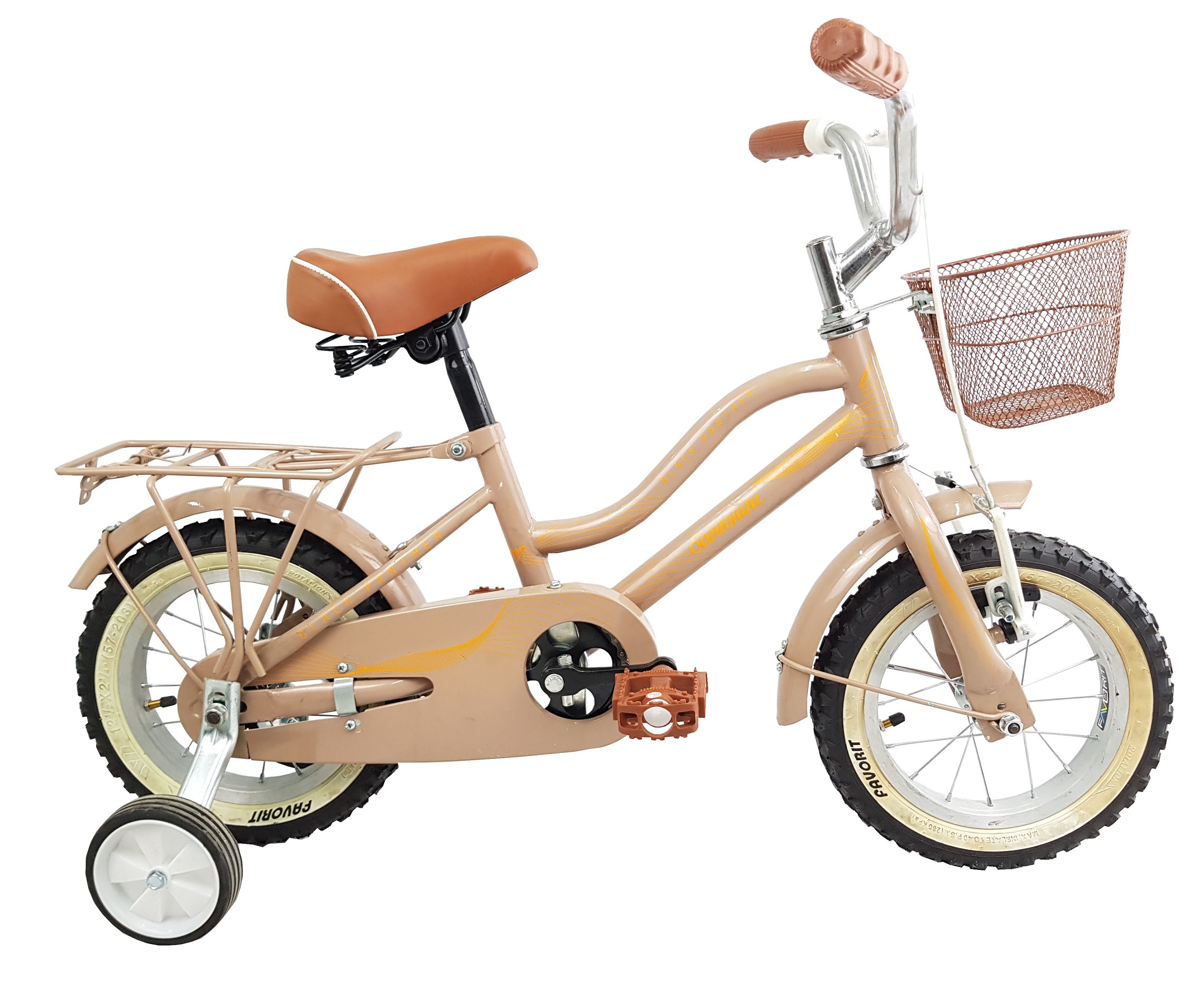 Bicicleta Santorini Llantas Inflables Canasta Rodada 12 Arena