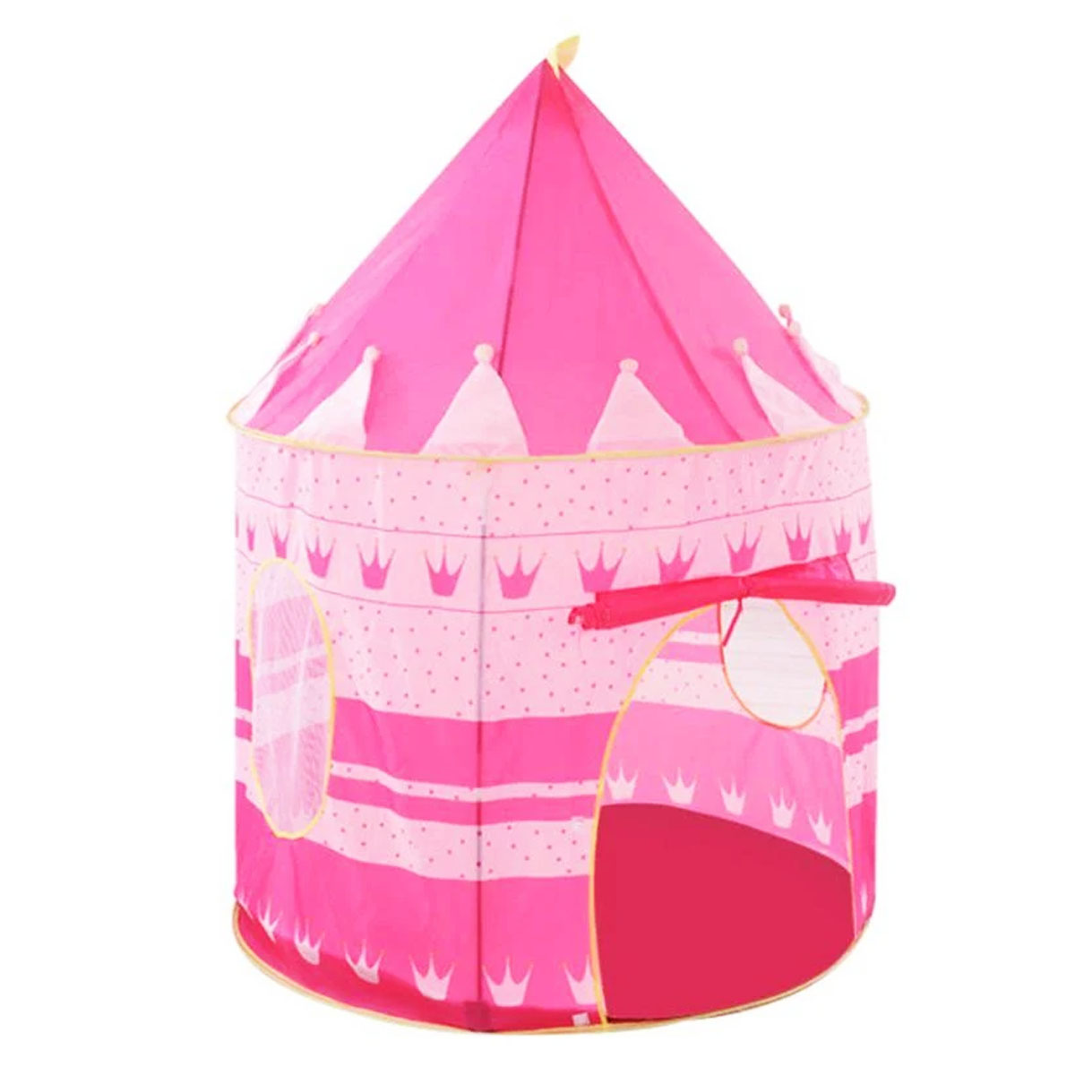 Casa de campaña para niños Tienda Castillo Corona Rosa