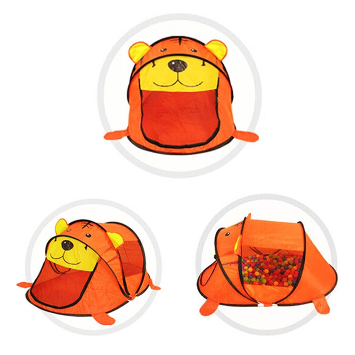 Casa de campaña para niños Tienda Tigre Naranja