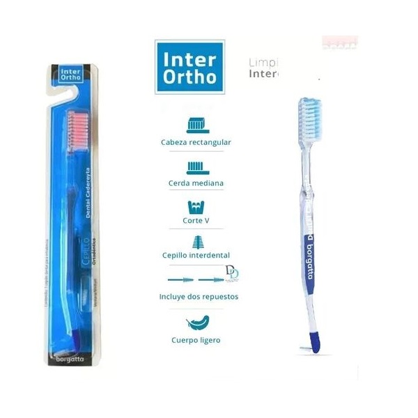 Cepillo Para Ortodoncia Interdental Dental 