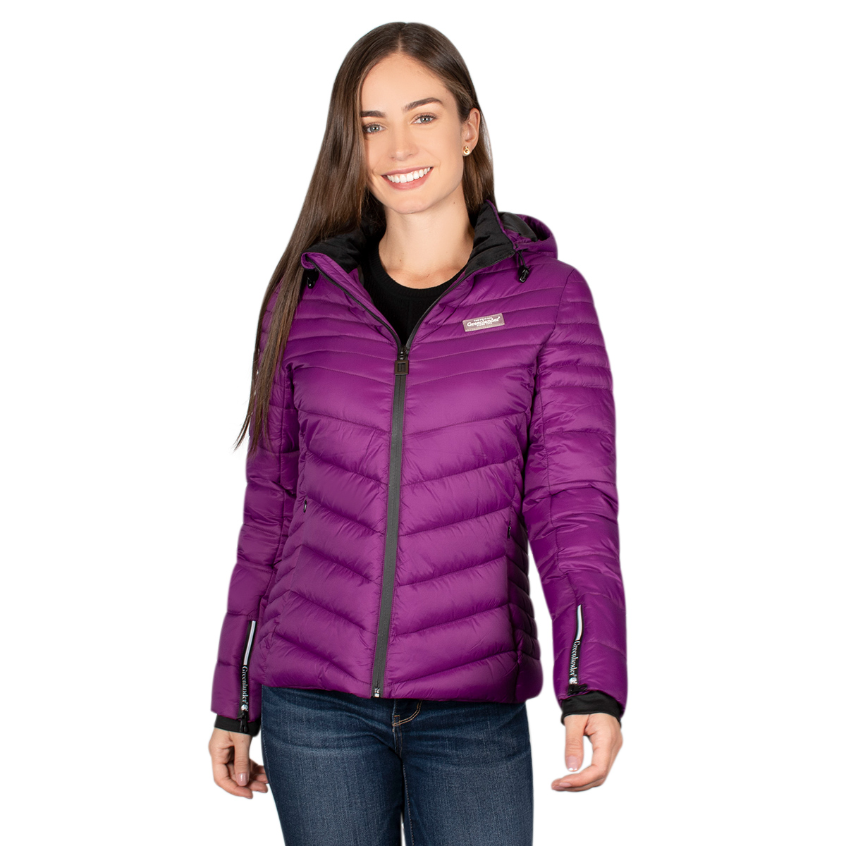 Chamarra Greenlander Capitonada Con Gorro Desmontable Mujer