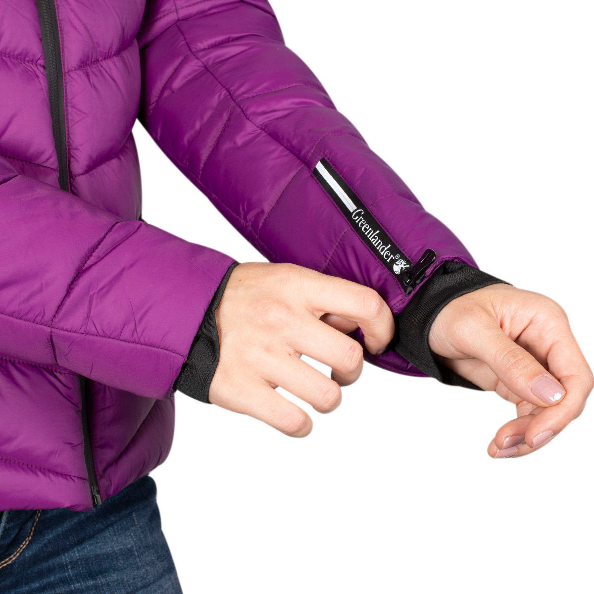 Chamarra Greenlander Capitonada Con Gorro Desmontable Mujer