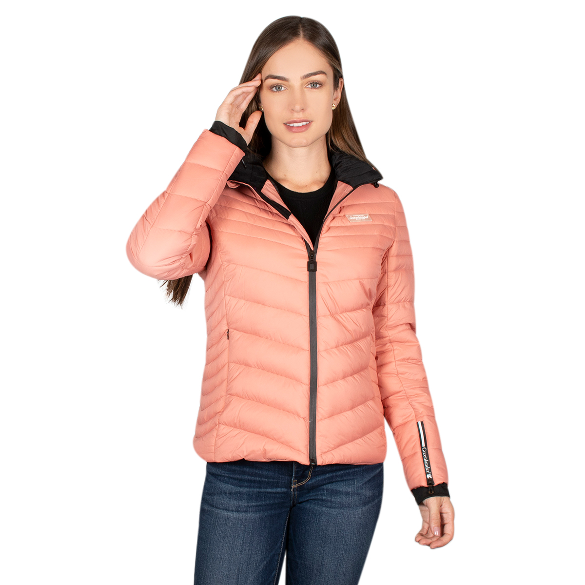 Chamarra Greenlander Capitonada Con Gorro Desmontable Mujer