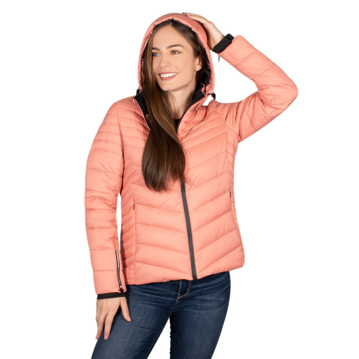 Chamarra Greenlander Capitonada Con Gorro Desmontable Mujer
