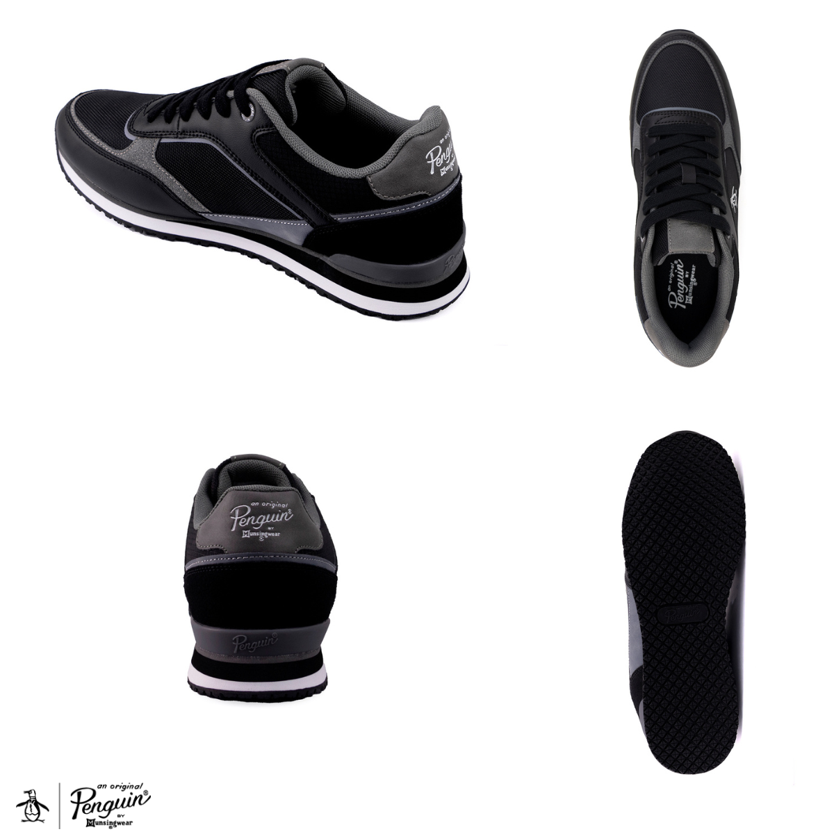 Tenis Original Penguin Style Bower Negro