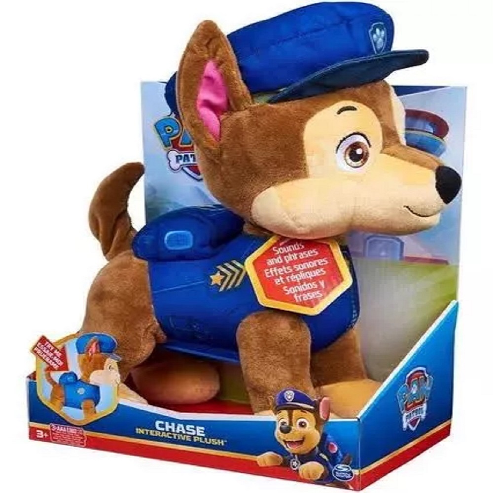 Peluche Spin Master Paw Patrol Chase Con Sonido Para Niños