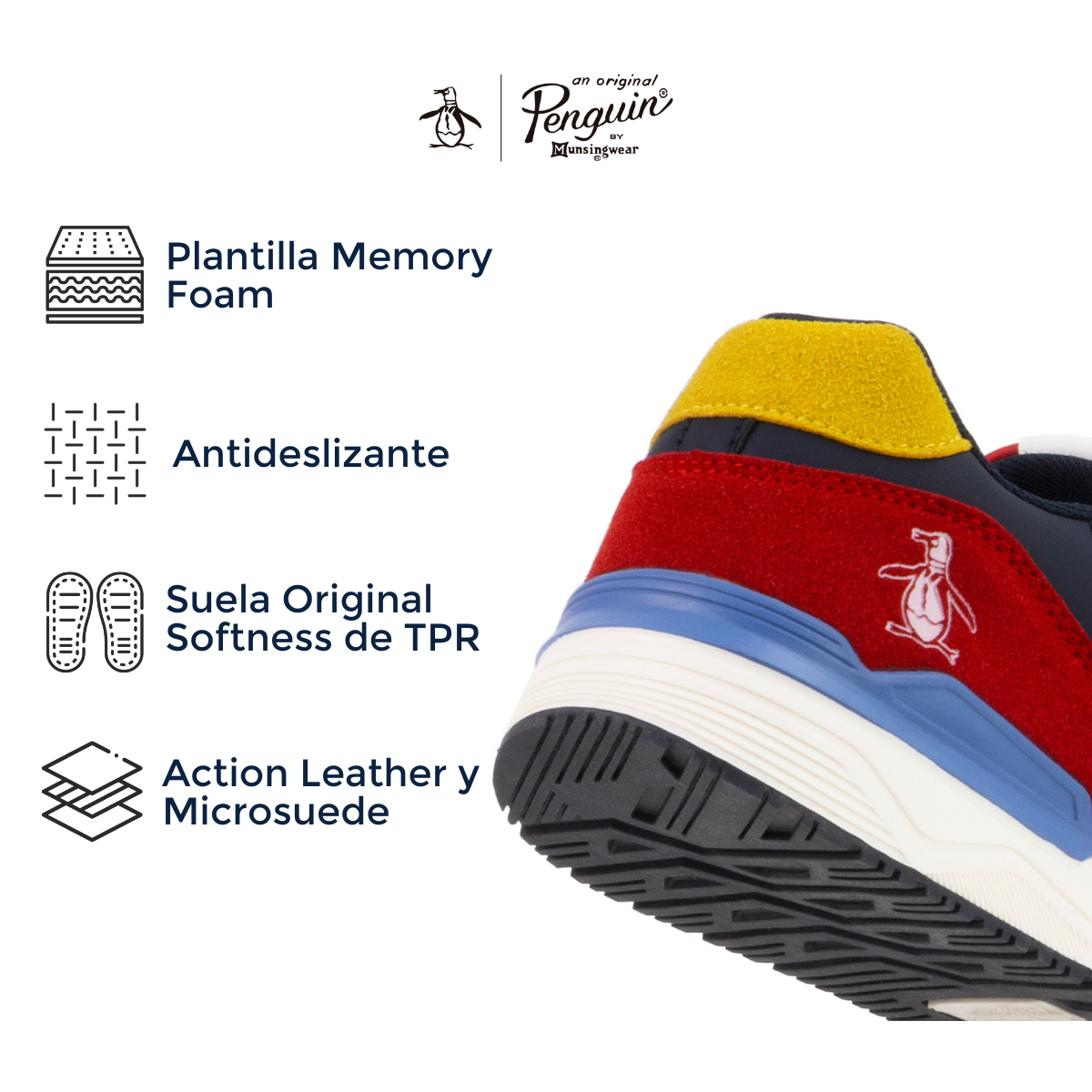 Tenis Original Penguin Style Roger Blanco