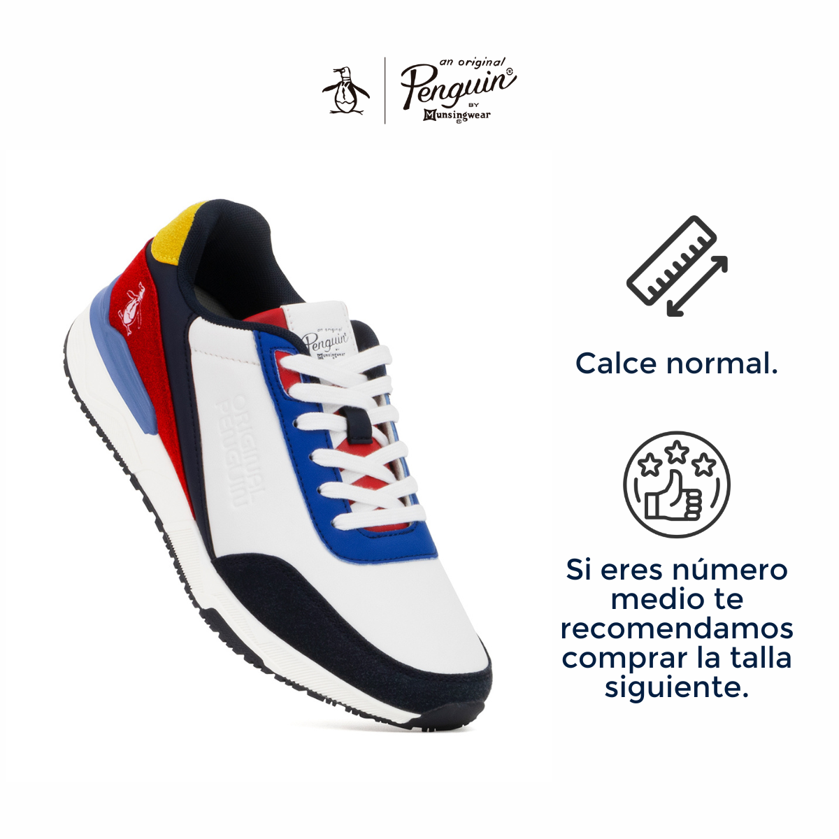 Tenis Original Penguin Style Roger Blanco