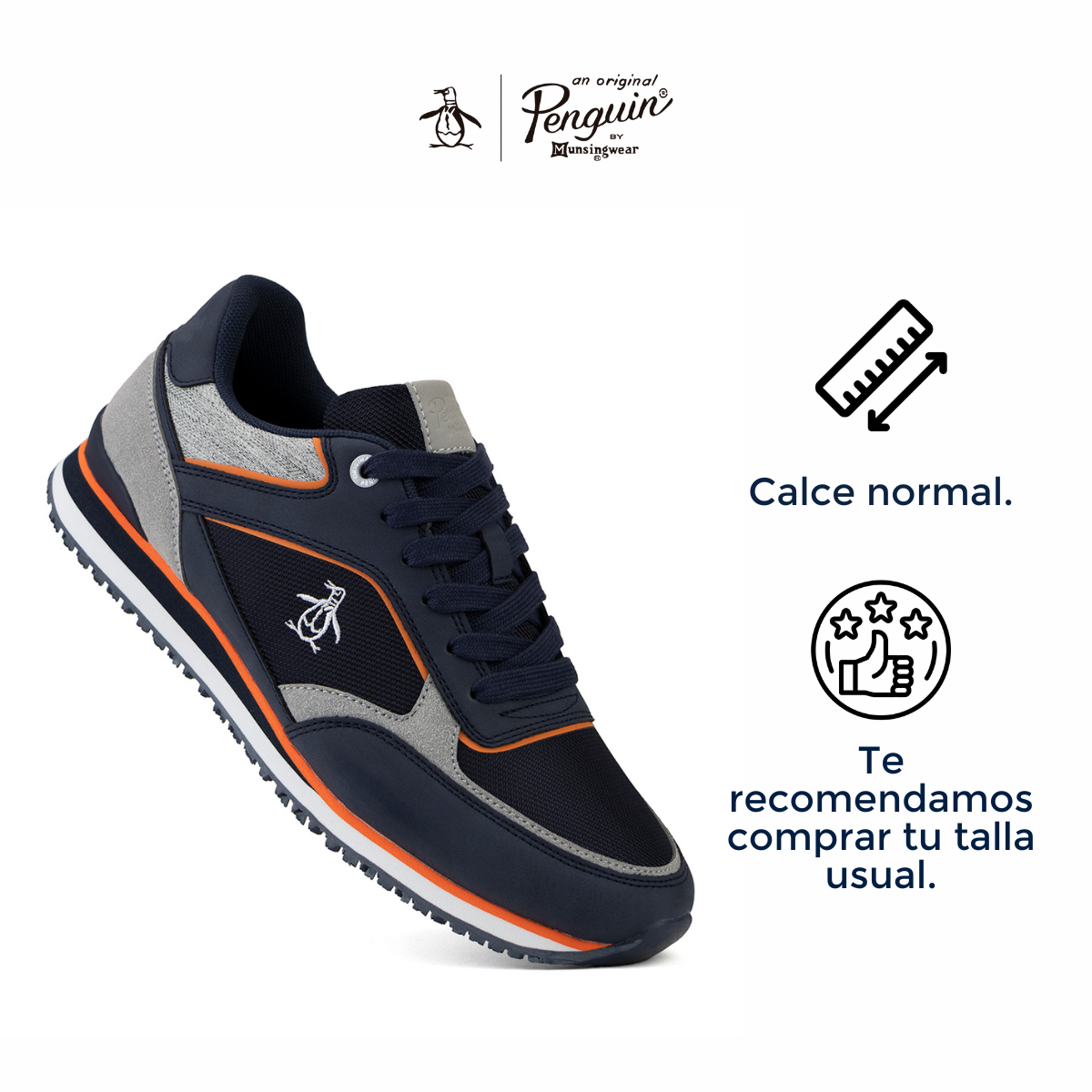 Tenis Original Penguin Style Bower Azul Marino