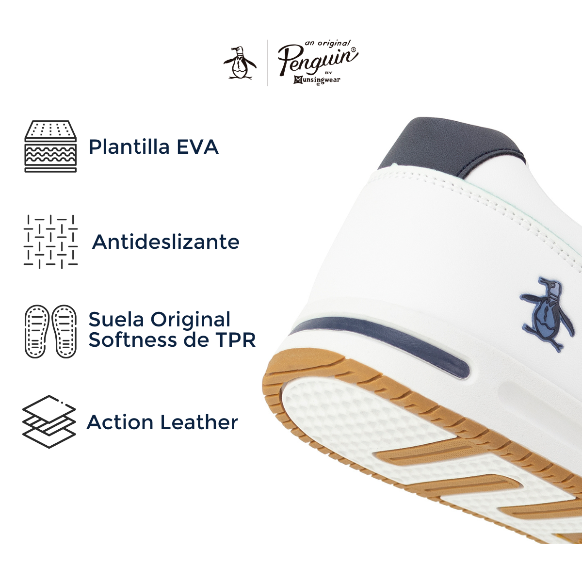 Tenis Original Penguin Style Douglas Blanco
