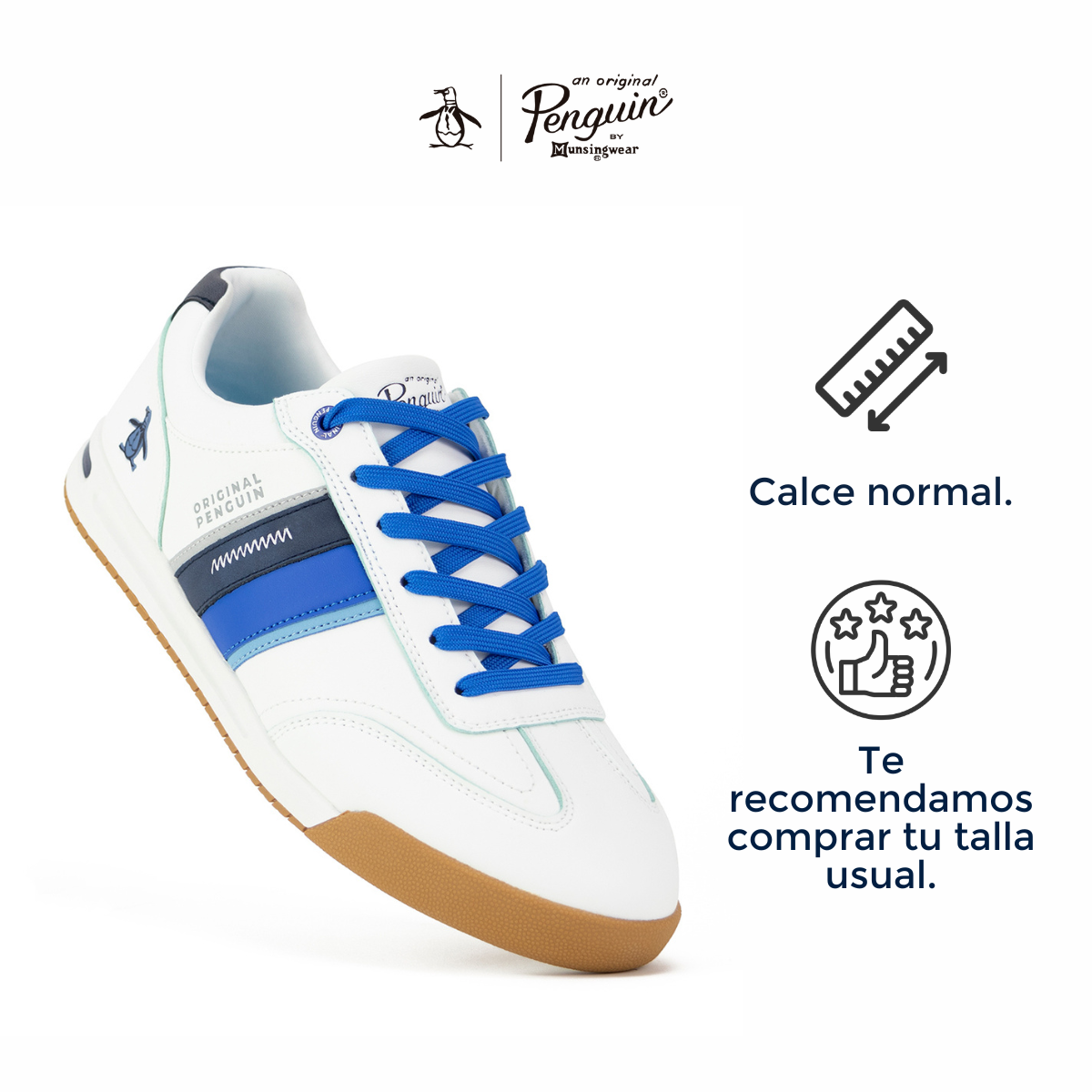 Tenis Original Penguin Style Douglas Blanco