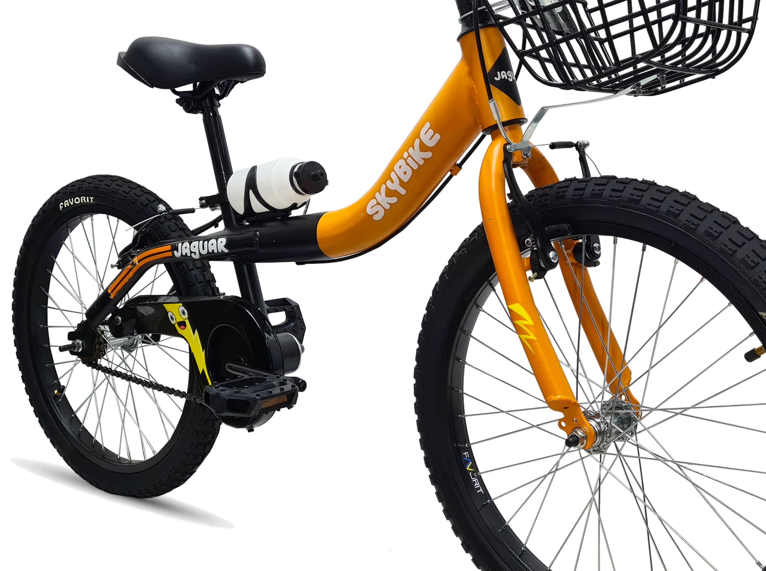 Bicicleta Jaguar Montaña Skybike H Con Anfora Rodada 20 Naranja