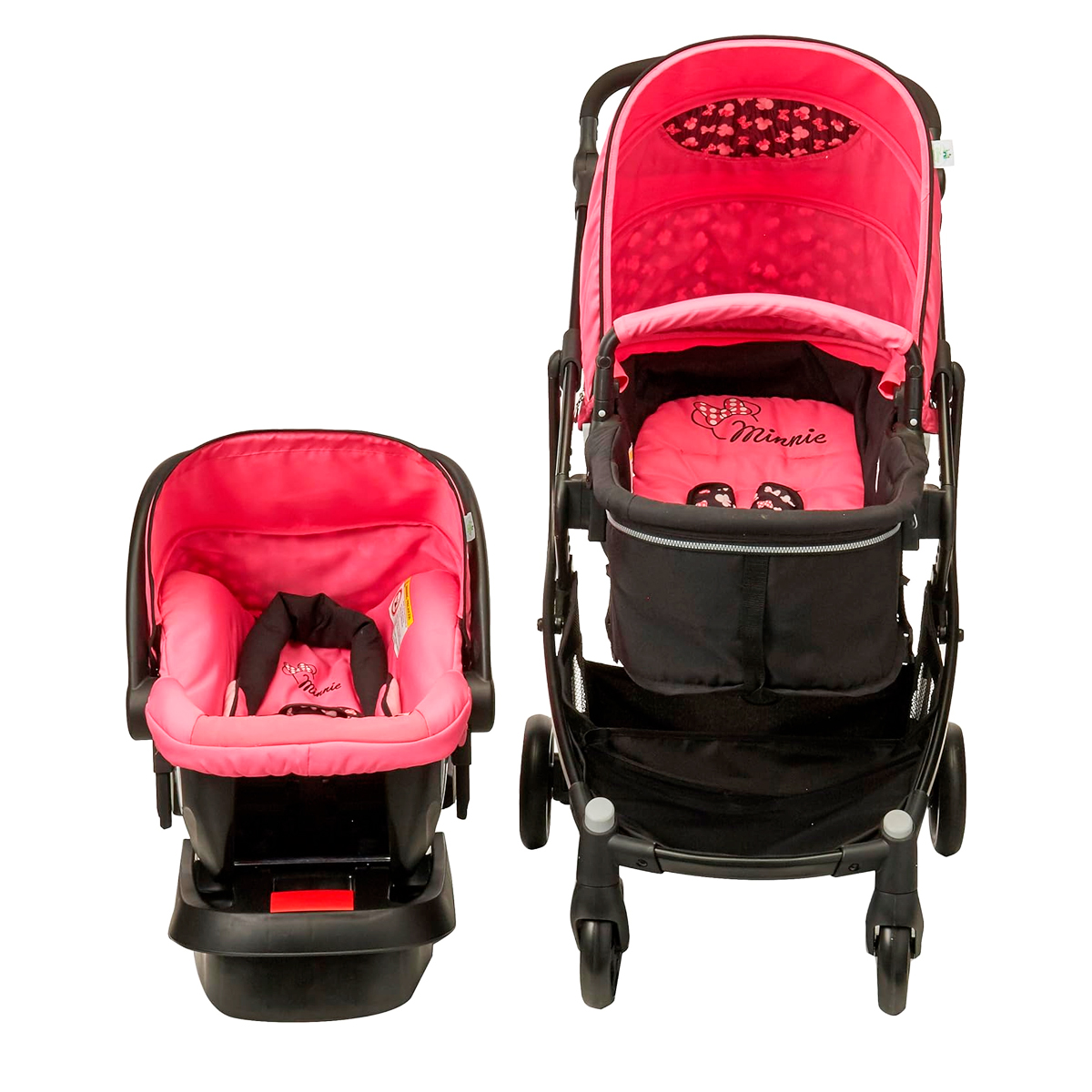 Carriola Sistema de Viaje Infanti Tessla Minnie Mouse Rosa