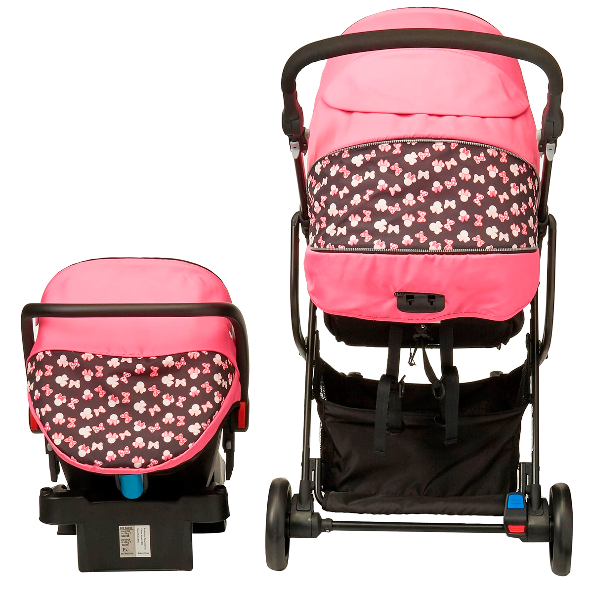 Carriola Sistema de Viaje Infanti Tessla Minnie Mouse Rosa