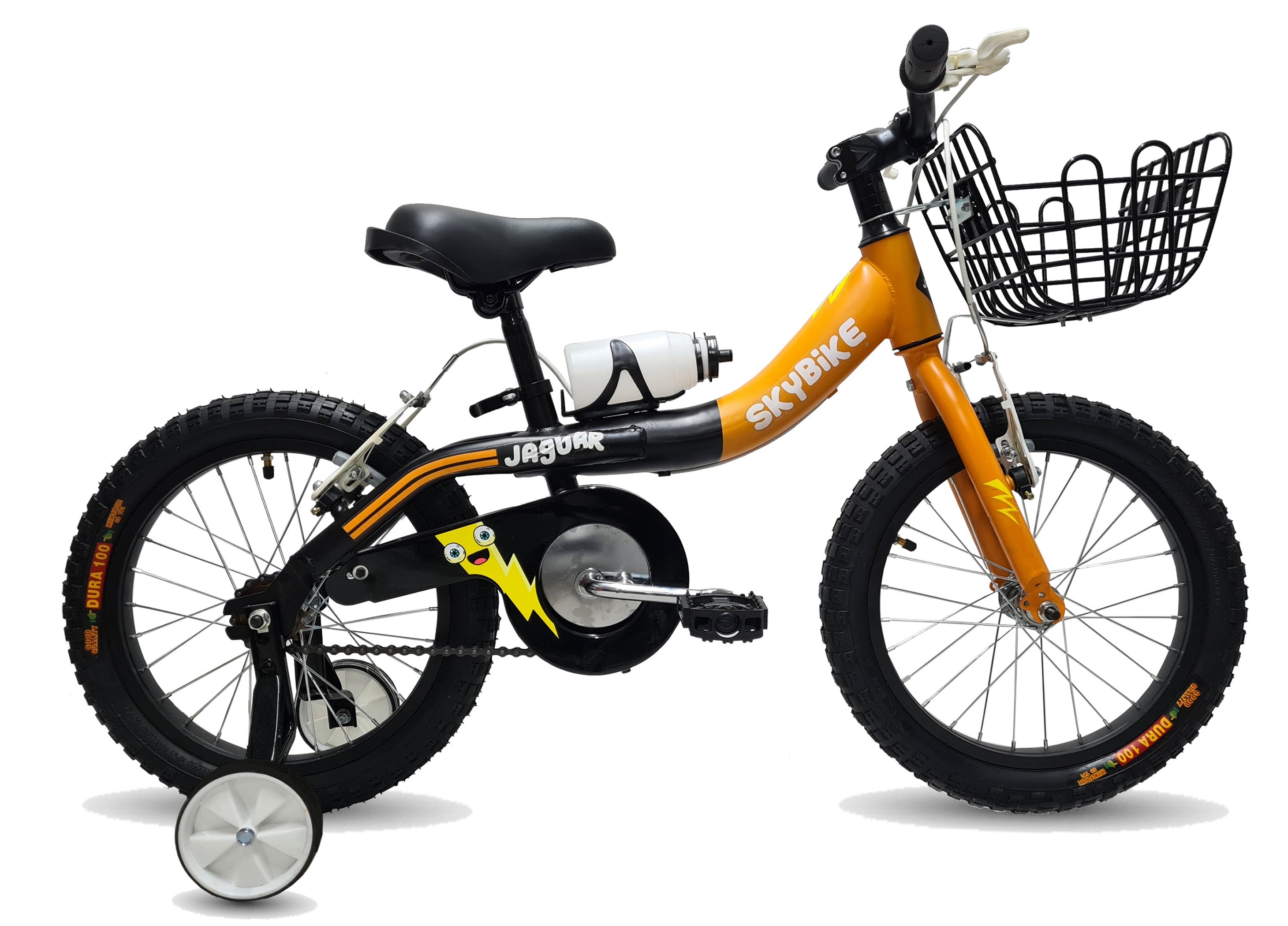 Bicicleta Jaguar Skybike H Rodada 16 Ruedas Entrenadoras Naranja