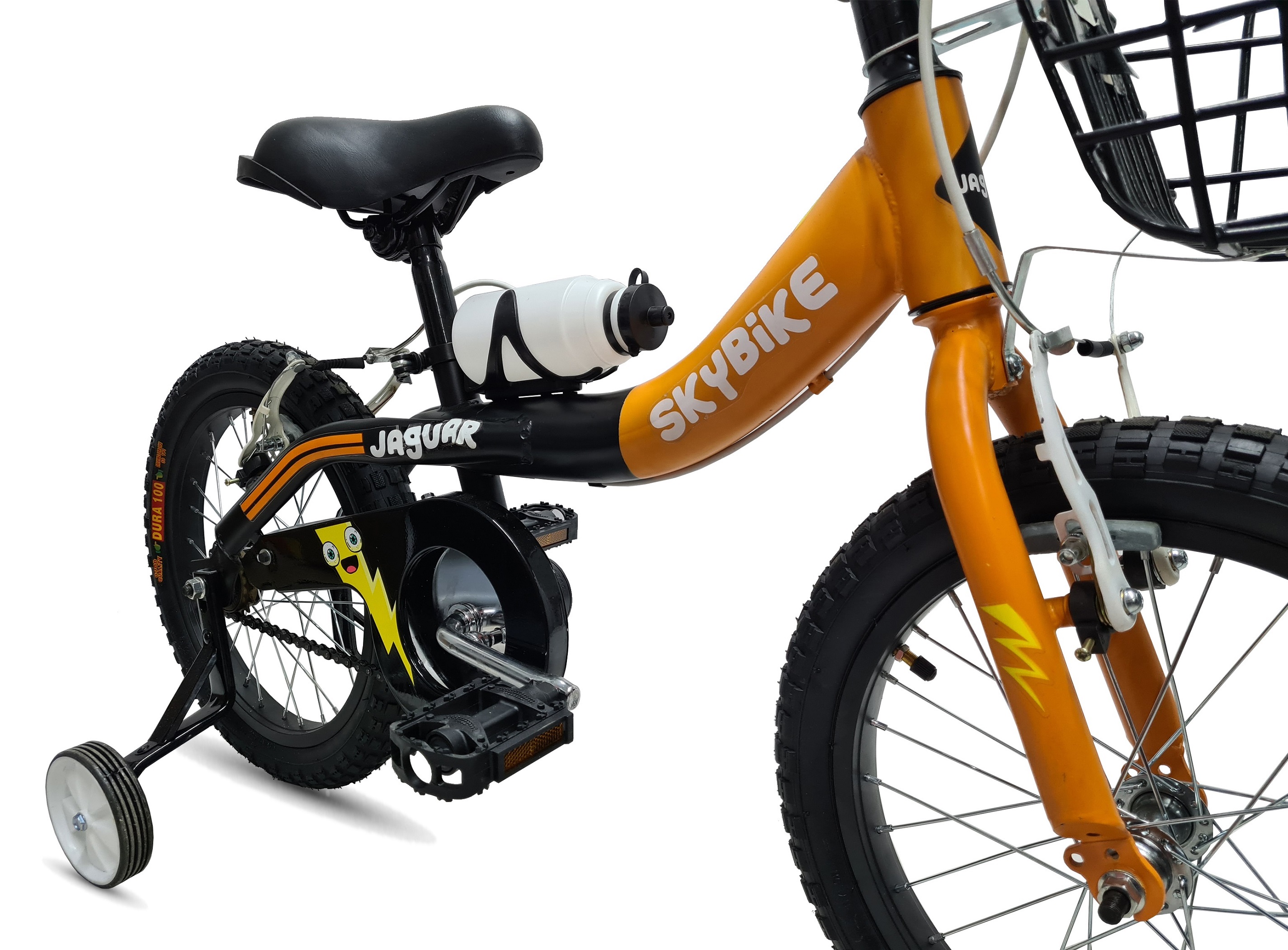 Bicicleta Jaguar Skybike H Rodada 16 Ruedas Entrenadoras Naranja