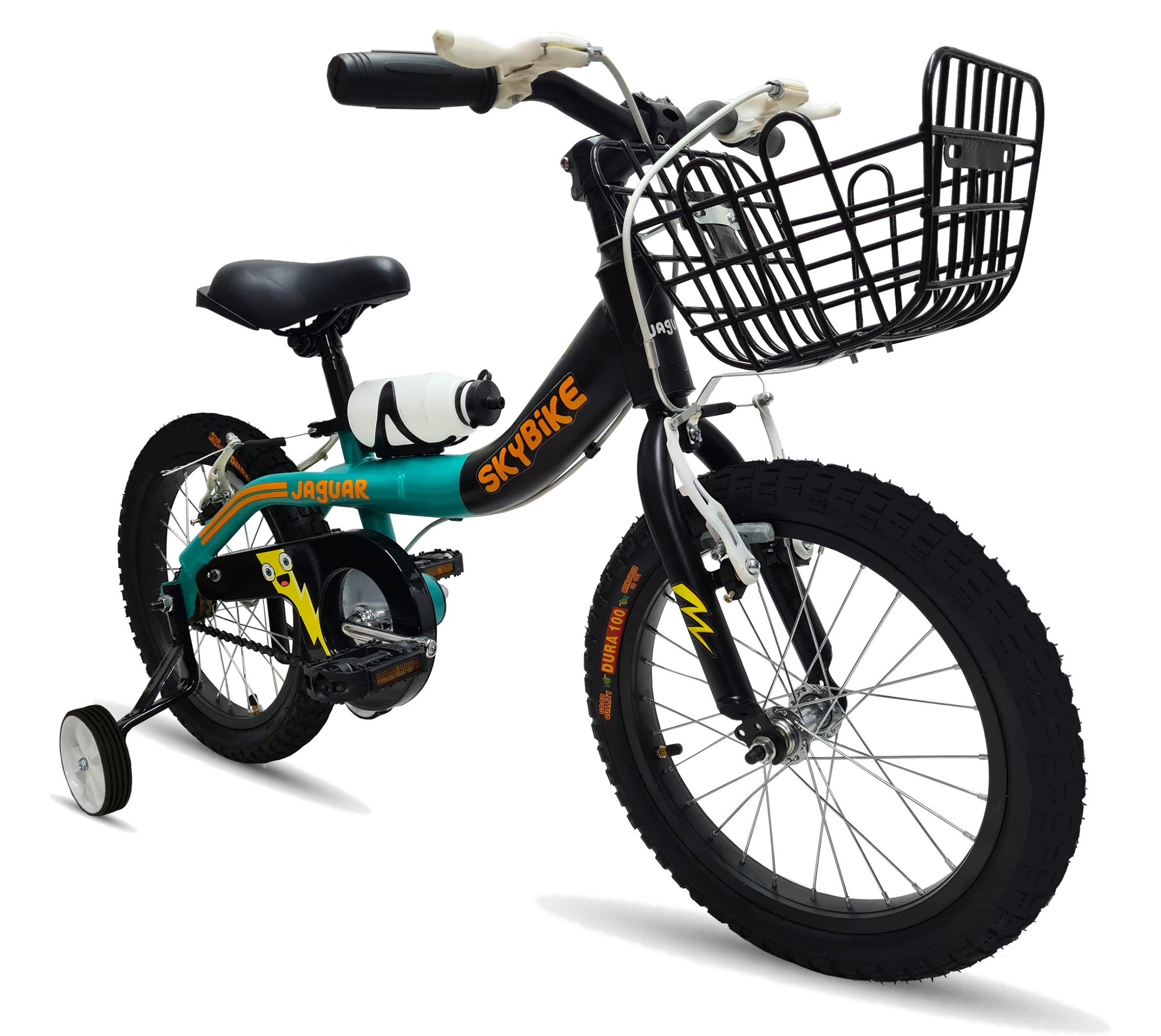 Bicicleta Jaguar Skybike H Rodada 16 Ruedas Entrenadoras Verde