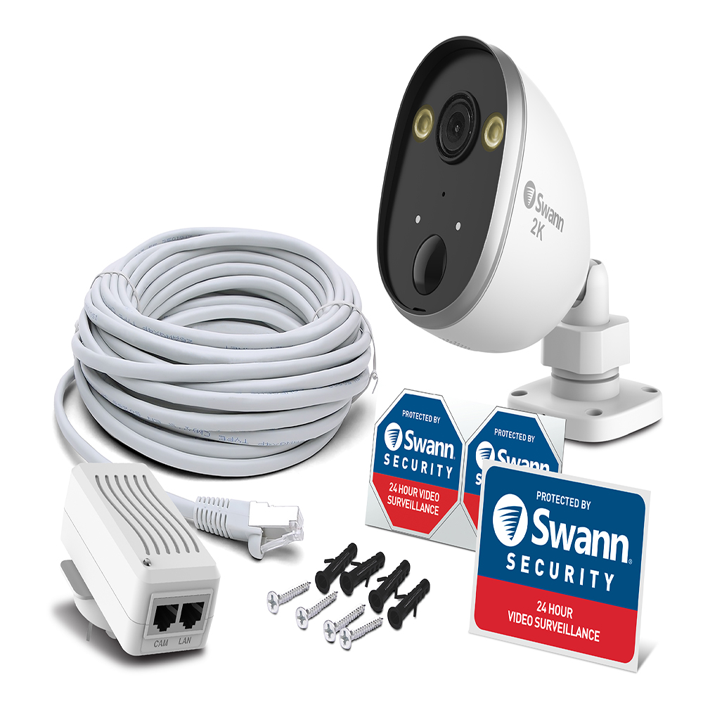 Cámara de Seguridad Swann con foco 2K IP66