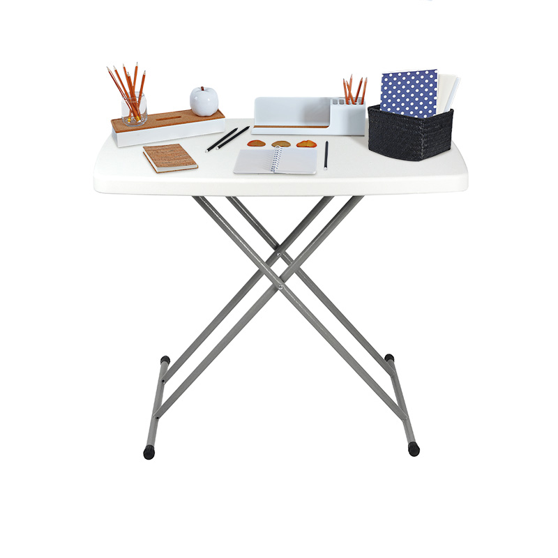 Mesa Plegable de Servicio 3 Alturas Multiusos 77x50cm