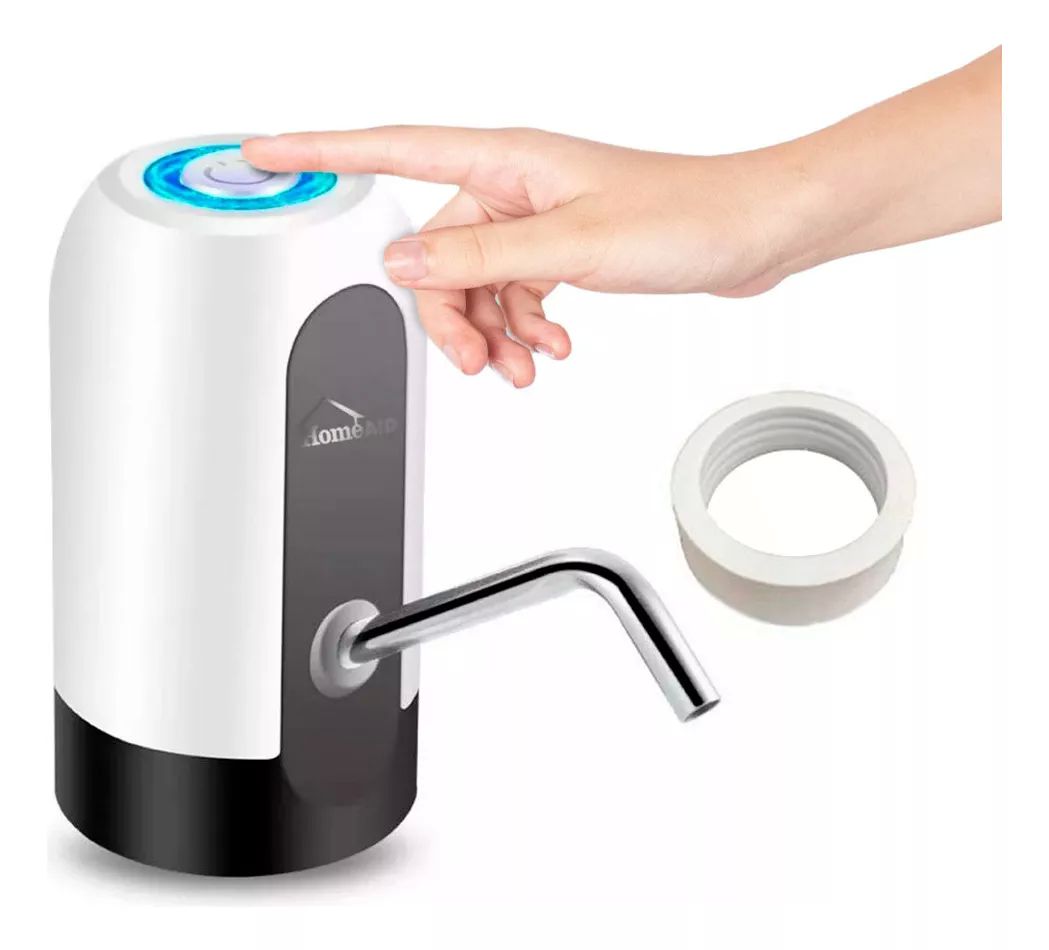 Dispensador bomba de agua para garrafón, eléctrico y recargable