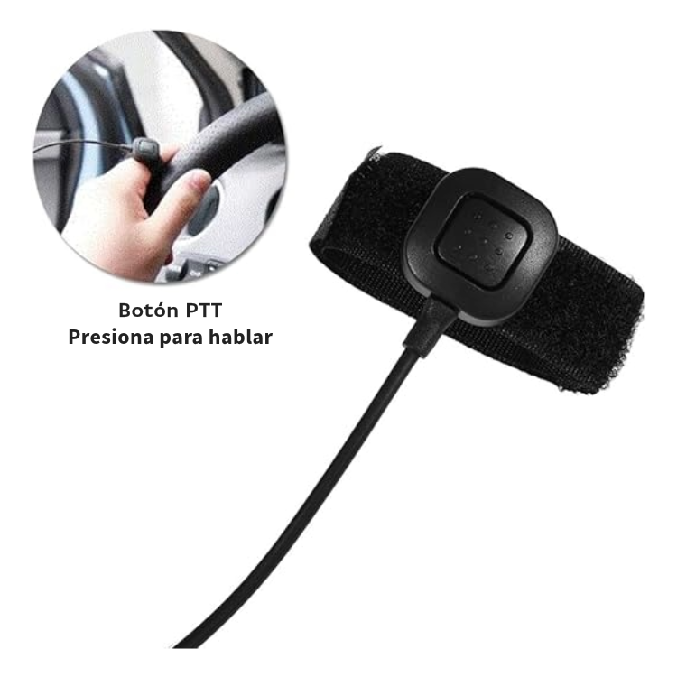 Auricular Manos Libres Garganta/Cuello Profesional Acústico de Tubo Auricular PTT para Radio Walkie Talkie de 2 vías UV5R